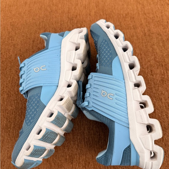 On Cloud Women's Athletic Shoes in Sky Blue - Picture 3 of 9